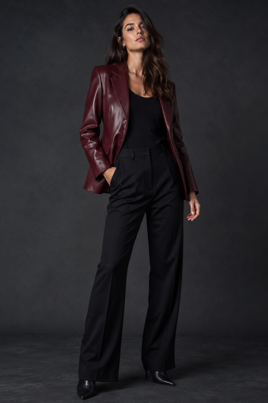 Women's Signature Nappa Leather Blazer